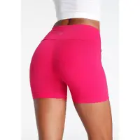 LASCANA Shorts mit breitem Bündchen und Logodruck, Loungewear