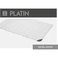 Spessarttraum Daunendecke 135x200 cm 100 % Gänsedaunen Extra Leichte Bettdecke Steppdecke Daunen PLATIN