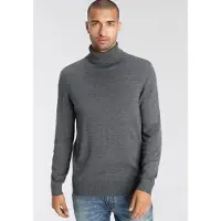 Ajc Rollkragenpullover mit Rollkragen aus Rippstrick