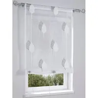 HEINE Bändchenrollo in grau | Gr.: 140-x-45-cm