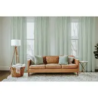Home Basics Vorhang "SOFTY 2er Pack", (2 St.), 2er Pack Kombibandschal SOFTY Uni