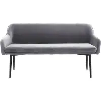 SalesFever Sitzbank 160 cm Samt