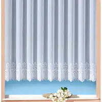 Weckbrodt Gardine "Heidelberg", (1 St.), echte Stickerei, Voile, transparent, mit 1 oder 2 Bordüren, Store