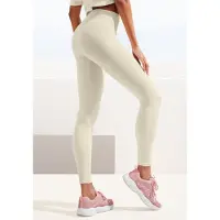 LASCANA Seamless Leggings "Po Push Up" mit Rippstruktur und Shapingeffekt, Sporthose, Sportleggings
