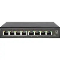 LevelOne Hilbert 8-Port Gigabit PoE Smart Lite Switch, 802.3at/af PoE, 8 PoE Ausgänge, 112.8W PoE-Leistungsbudget, Managed, L2, Gigabit Ethernet (10/100/1000), Vollduplex, Power over Ethernet (PoE)