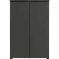 Germania GW-Mailand Aktenschrank Spanplatte 2 Fachböden 810 x 400 x 1.200 mm Graphit