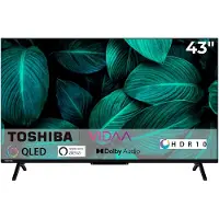 Toshiba 43QV2463DA, 109,2 cm (43"), 3840 x 2160 Pixel, QLED, Smart-TV, WLAN, Schwarz