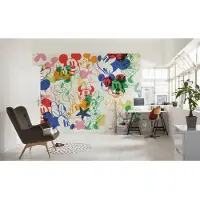Komar Fototapete "Digitaldruck Vlies - Mickey and Minnie Mixture - Größe 400 x 250 cm", bunt, Rollen: 1, Vlies, Tapeten, Fototapete, Kinderzimmer