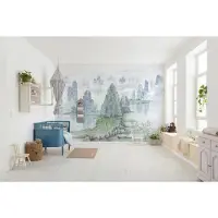 Komar Fototapete "Digitaldruck Vlies - Fairyland - Größe 350 x 250 cm" bedruckt glatt Wohnzimmer, Schlafzimmer