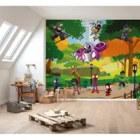 Komar Fototapete "Digitaldruck Vlies - Spidey Scavenger Hunt - Größe 300 x 250 cm" bedruckt glatt Kinderzimmer