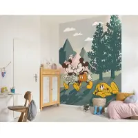Komar Fototapete "Digitaldruck Vlies - Mickey & Minnie Embrace Nature", bunt, Rollen: 1, Vlies, Tapeten, Fototapete, Kinderzimmer