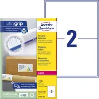 Avery Versandet Etiketten 199,6x143,5mm L7168-100 weiss 200 Stk./100 Blatt