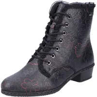 Rieker Schnürstiefeletten Damen 31383736393239 Schwarz 36 EU