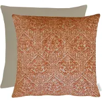 Apelt Dekokissen "Silva", orange, B:46cm L:46cm, Obermaterial: 60% Polyester, 20% Baumwolle, 20% Viskose, Dekokissen_Sitzkissen_Kissenhüllen, Dekokissen