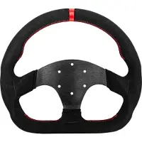 Simagic P-325D Lenkrad Alcantara, 325mm, D-förmiges Design, schwarz