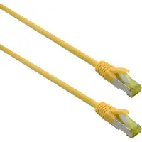 Helos Cat.6a Patchkabel TPE Superflex GHMT AWG27/7 gelb 25,0m