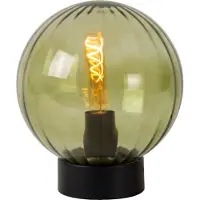 Lucide Tischlampe Monsaraz Grünes Glas