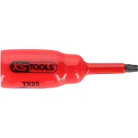 Ks Tools 3/8' Bit-Stecknuss mit Schutzisolierung für Torx-Schrauben, T27, kurz ( 117.2458 )