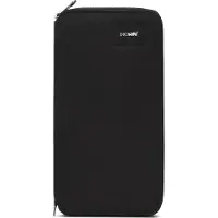 Pacsafe 11055100, Reise-Brieftasche, Schwarz, Recyceltes Polyester, Einfarbig, 140 g, 115 mm