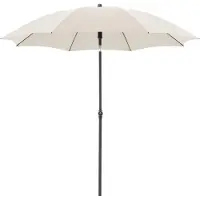 Doppler Sonnenschirm 'Active 210 Green Edition', natur, Ø ca. 210 cm