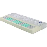 TB Bettwaren Taschenfederkernmatratze Irisette Lotus mit 7 Liegezonen 120x200 cm, H2