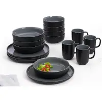 Ritzenhoff & Breker Tasse "Kaffeetassen Jasper 240 ml 6er Set", schwarz, 6 tlg., Keramik, Trinkgefäße, Tasse