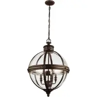 FEISS Jugendstil Pendelleuchte Bronze