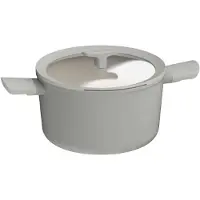 Berghoff 3950430, 5,5 l, Grau, Keramik, Elektro, Gas, Halogen, Induktion, Aluminium, Grau, Phenolharz
