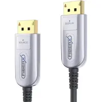 FiberX Serie - DisplayPort 2.0 8K Glasfaser Extender Kabel - 70m