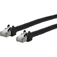 METZ CONNECT Patchkabel 6kV Flex500 Outdoor, schwarz, 3 m