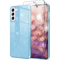 Nalia Glitzer Silikon Hülle mit 2x Displayschutz