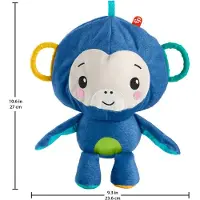 Fisher Price Fisher-Price Babyspielzeug 2-in-1 Affe Ball blau grün gelb