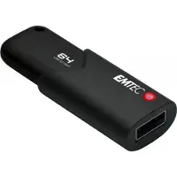 Emtec B120 Click Secure 3.2 - USB-Flash-Laufwerk - verschlüsselt - 64 GB - USB 3.2 Gen 2 - FIPS 140-2