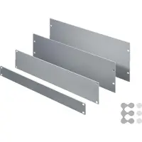 Rittal 1931.200, Rack plate, Weiß, Aluminium, 48,3 cm (19 Zoll), 1U, 3 Stück(e)