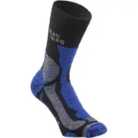 Hanwag Wandelsocken Trek-Merino Socke Unisex Black Royal Blue-Schuhgröße 36 - 38