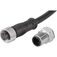 TRU COMPONENTS Wasserdichte Steckverbindung mit Einbaustecker