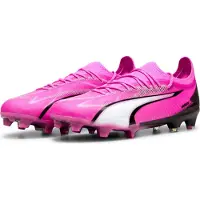 Puma Ultra Ultimate FG/AG Herren Fussballschuhe - 107744, Farbe:Pink, Herren Schuhe:43