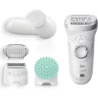 Braun Silk-épil 9 9-865, Weiß, 40 Pinzette, Rasieren, 1,23 m, Akku, 100 - 240 V
