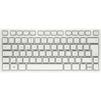 Cherry KW 7100 MINI BT, Kabellos, Bluetooth, Scherenschalter, QWERTZ, Weiß
