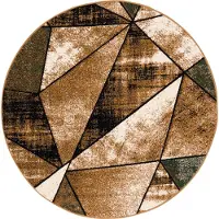 Brilliant Designer Teppich Magic Rund