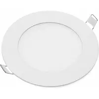 Optonica LED Einbauleuchte 2601, 6 W, 440 lm, 6000K,rund, 95 RA, weiss