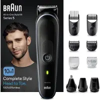 Braun | All-in-one trimmer | MGK5445 | Cordless | Number of length steps 13 | Black/Blue