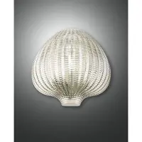 FABAS LUCE Wandleuchte Olbia E27 250x150mm Gelb