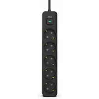 Inca IPW-44SY, 5 AC-Ausgänge, 230 V, 3680 W, 16 A, Schwarz, 1,5 m