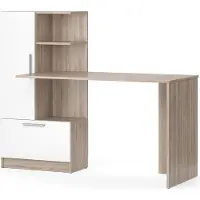 Vicco Schreibtisch Tomy Sonoma/Weiß 150 x 59 cm, Model 39697