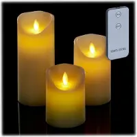 Relaxdays 3x LED-Kerzen