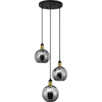 Nova Luce MIRRO Pendelleuchte E27 3-fach Gold 180x30cm dimmbar 9035963