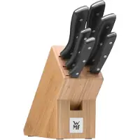 WMF Messerblock mit Messerset 7-teilig, Küchenmesser Set mit Messerhalter, 6 sch