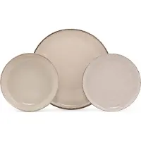 Hermia Concept , MOD18Y2730P02, Essservices, Tafelservice (18 Teile), Zimt, Porzellan, 27 x 27 x 2,5 cm
