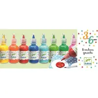 Djeco 8 Flaschen Gouache